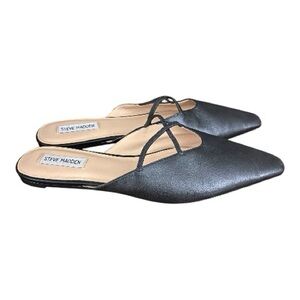 Steve Madden Pammie Mules Size 10 Black